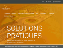 Tablet Screenshot of fr.transoftsolutions.com